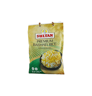 Sultan Premium Basmati Rice (10 lb.) - Papaya Express